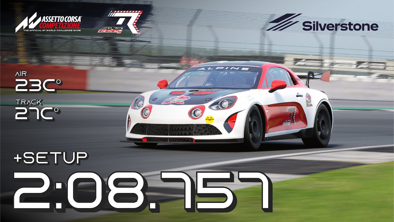 Silverstone Hotlap | TR Academy Coaching | 2:08.757 | Alpine GT4 | Assetto Corsa Competizione 1.8.21