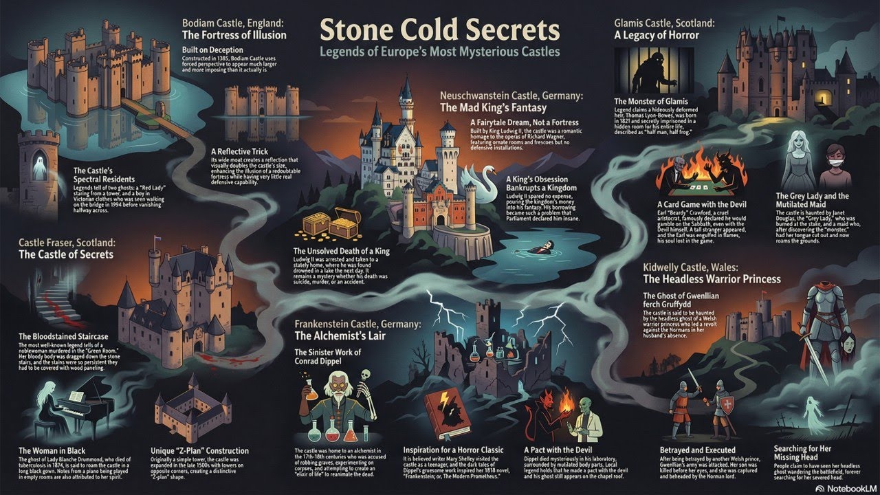 Europe's Mysterious Castles' Legends