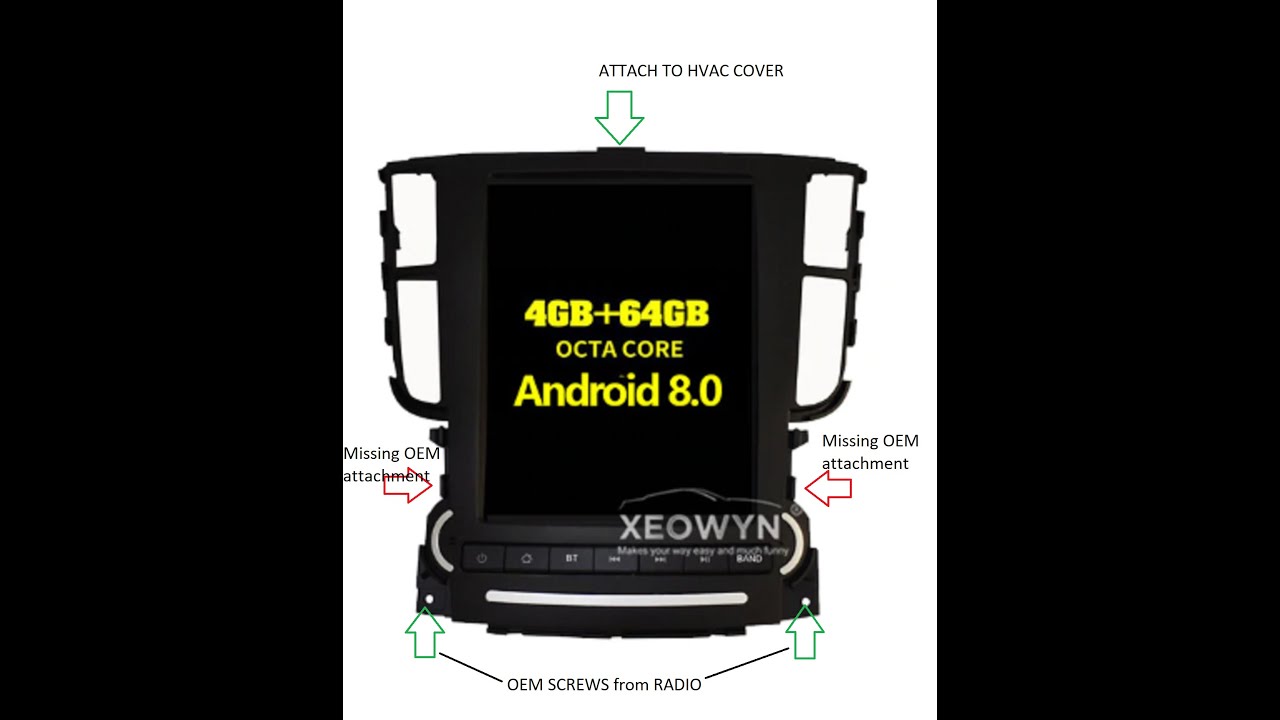 2004-2008 ACURA TL TESLA STYLE ANDROID INSTALL PART2