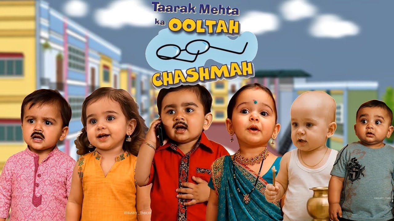 Taarak Mehta Ka Ooltah Chashmah baby funny video #viral #baby #funny #ai