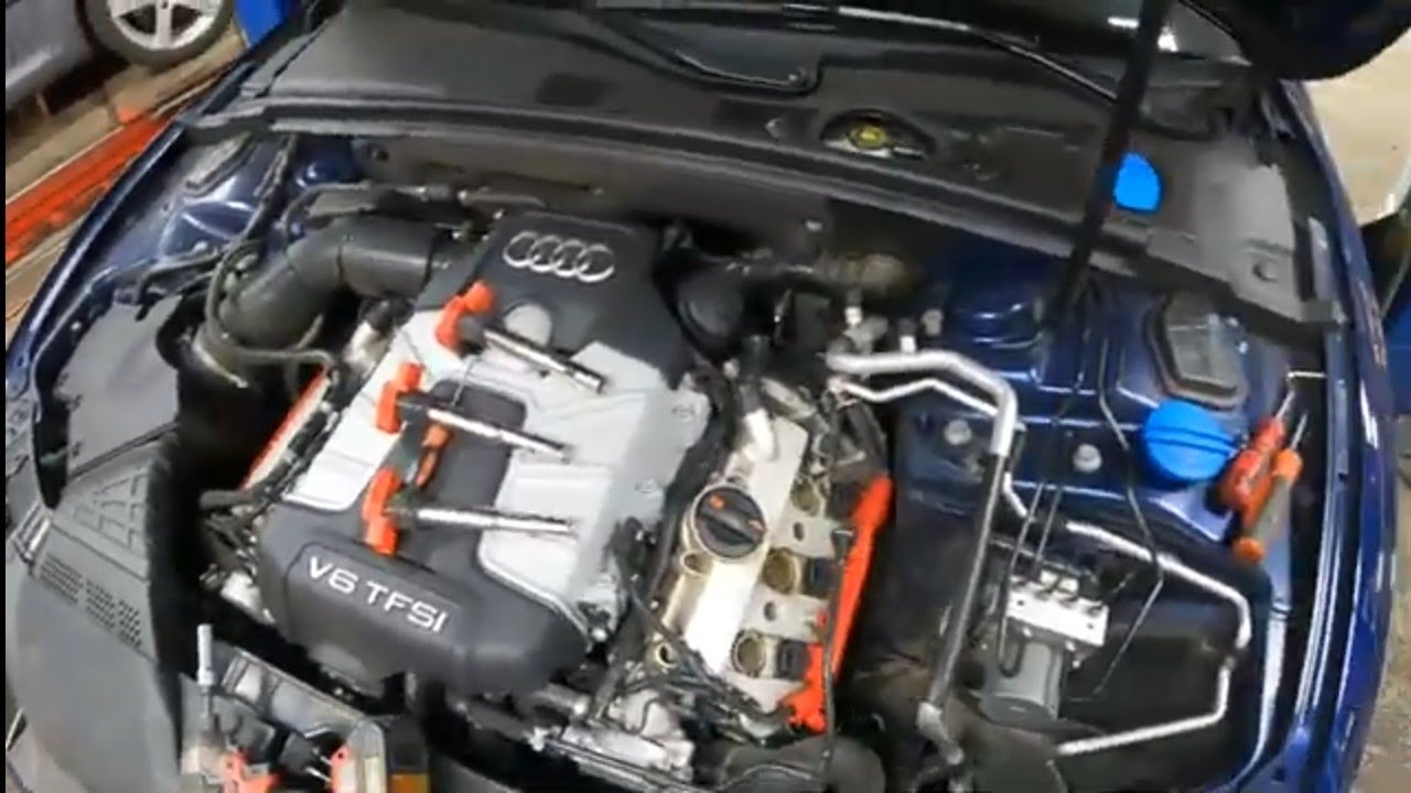 Замена свечей зажигания AUDI S4, S6 A6 3.0TFSI