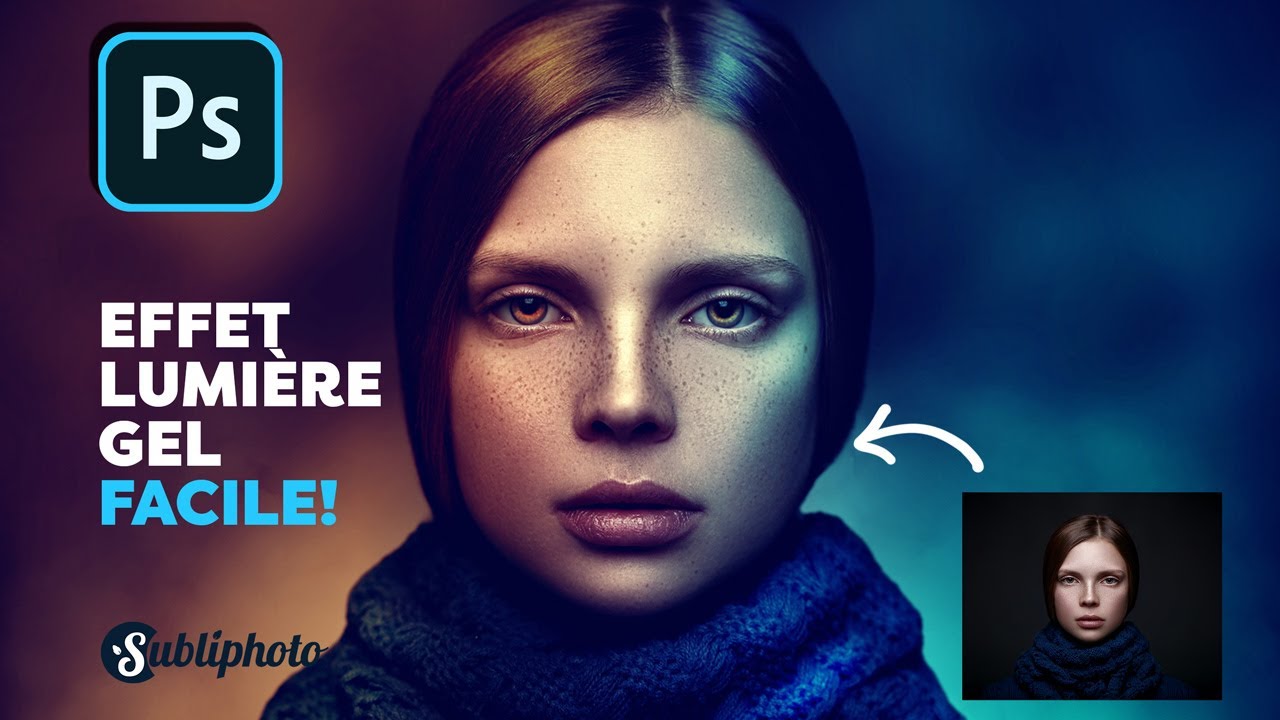 Comment créer un effet de lumiere gel sur Photoshop ? [Technique Facile]