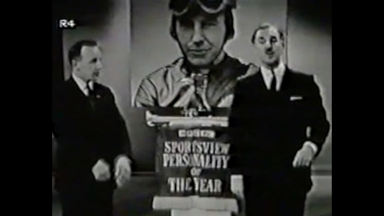 1959 BBC Sports Review of the Year Part 2/2. Presented by Peter Dimmock.
