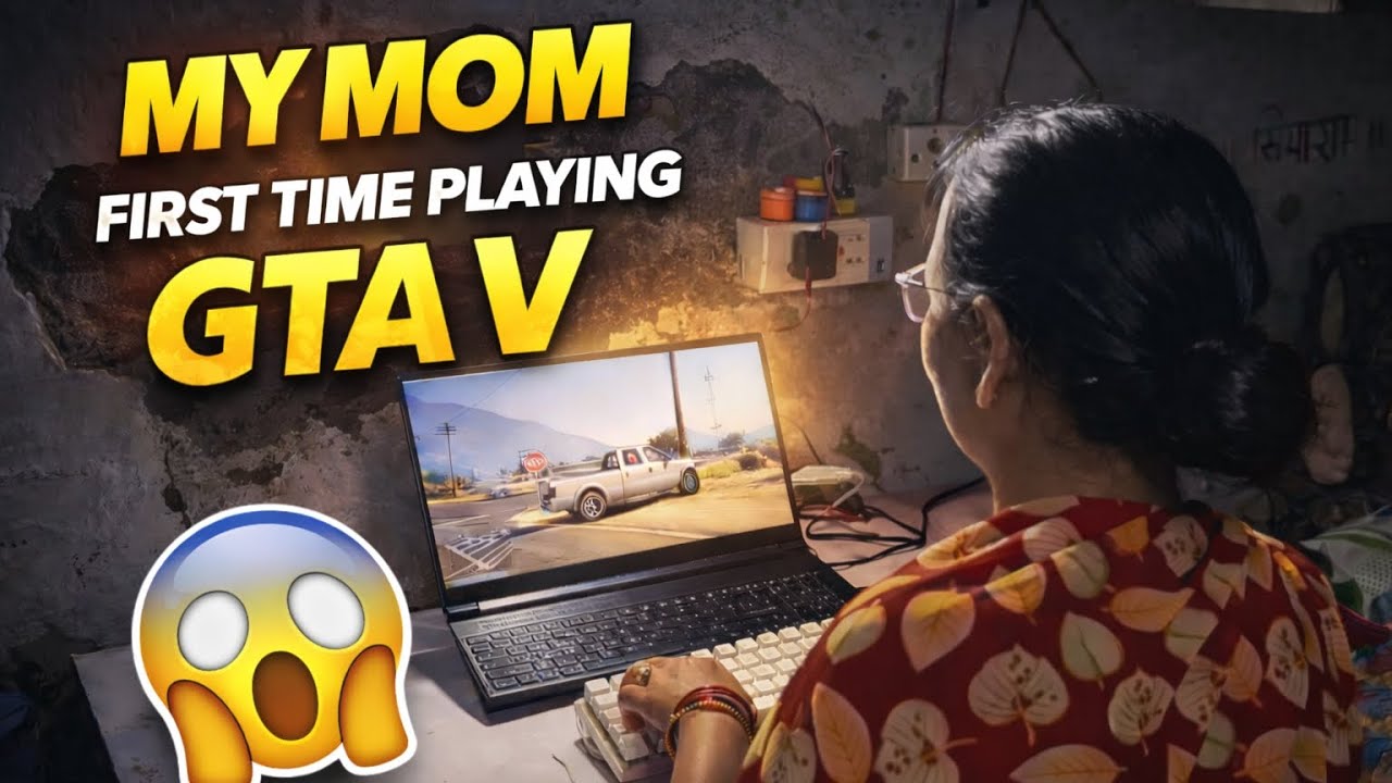 Mom’s First GTA V Experience 😳