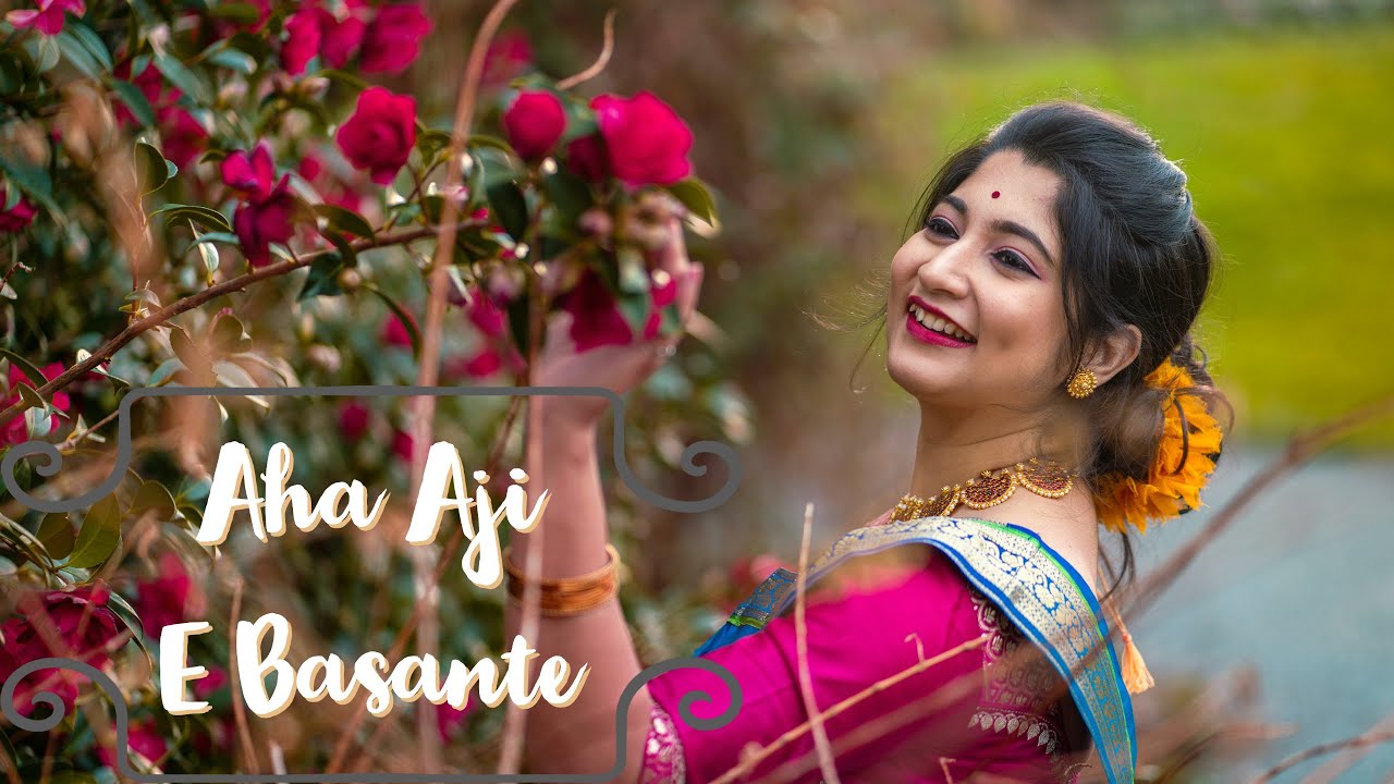 Aha Aji E Basante | Priyanka | Dance Cover | Basanta Utsav | Rabindra Nrtiya | আহা,আজি এ বসন্তে