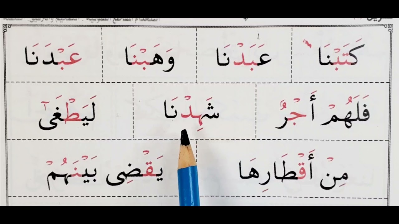 Page #99a The Greenbook معلم القراءة العربية مع قاعدة بغدادية  (Qalqala) ( قلقلة) (  ق ط ب ج د )