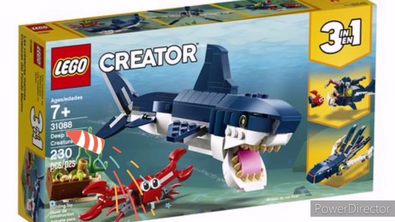 LEGO 31088 Deep Sea  creatures | Lego Shark | AZ world