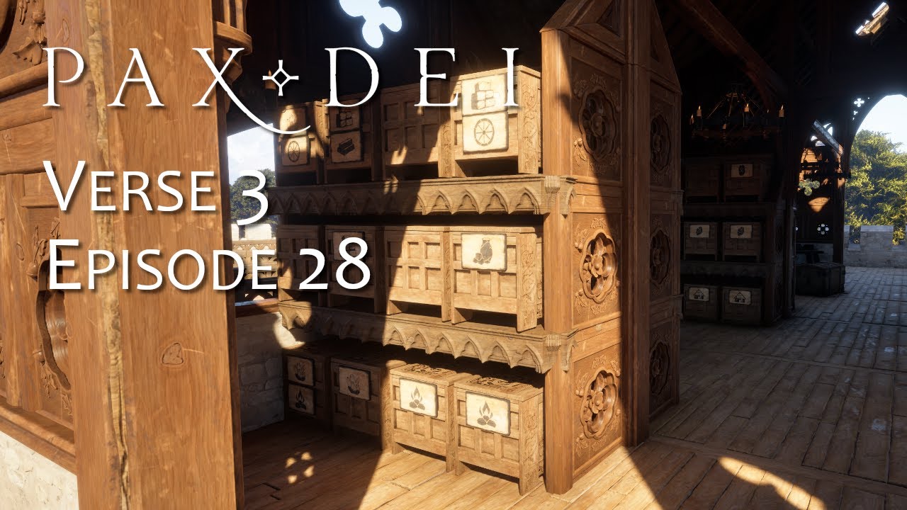 Crafting and more storage built | Pax Dei Verse 3:E28