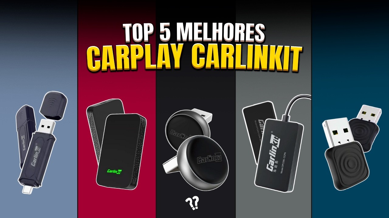 Qual ADAPTADOR CARPLAY da CARLINKIT Comprar em 2026? Android Auto  Sem Fio ✅