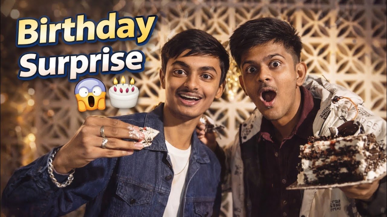 આવો Birthday Surprise કોઈએ જોયો નહીં 😍🎂 | Hero Cake | Signature Cafe Party