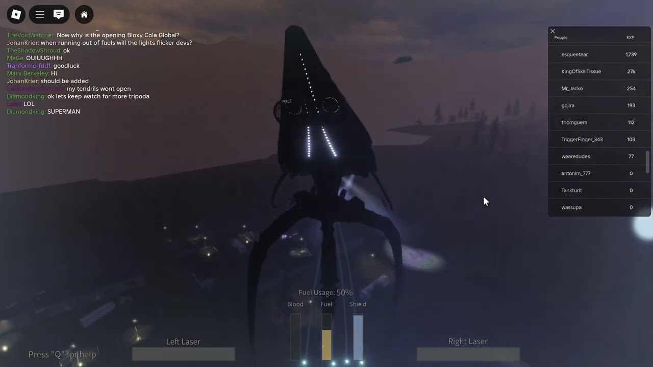 Roblox war of the worlds new jersey testing tripod gameplay