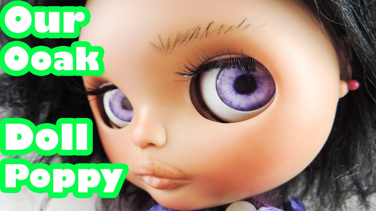 Presenting Poppy a Custom Blythe Doll