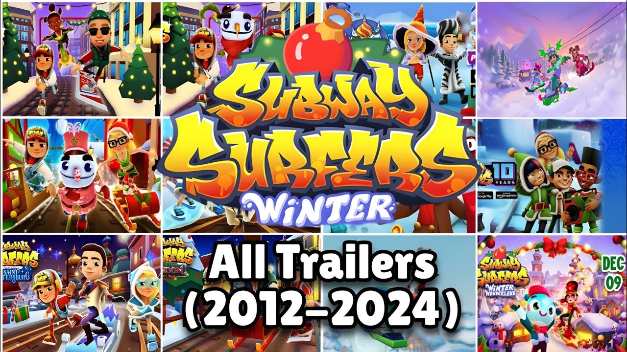 🎄 Subway Surfers Winter Special - All Trailers (2014-2026) ☃️