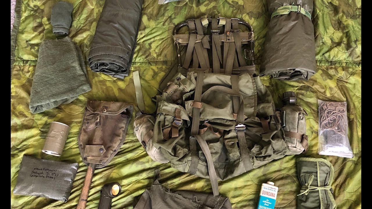 Lightweight Rucksack Setup for Vietnam Reenactments - 1967 Low Mount Rucksack