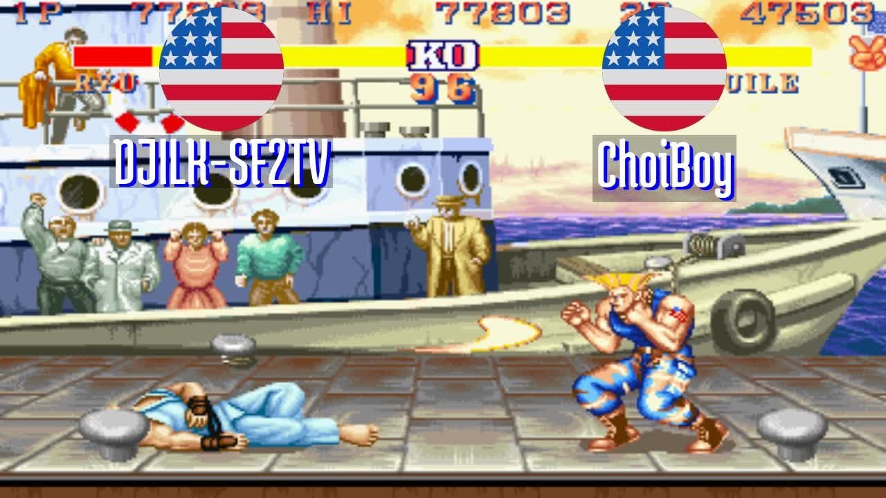 FT5 @sf2hf: DJILK-SF2TV (US) vs ChoiBoy (US) [Street Fighter II Hyper Fighting Fightcade] Aug 21