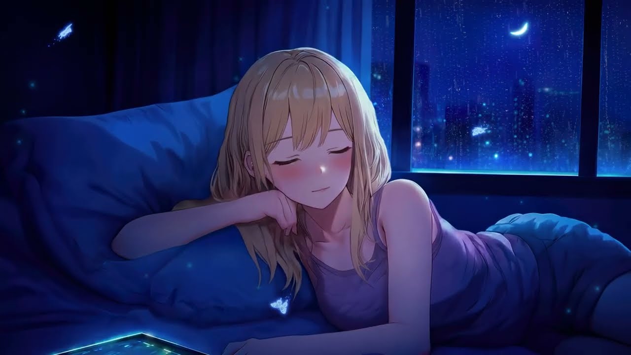Peaceful Sleep Tonight (NO ADS) | Relaxing Sleep Music with Rain Sounds