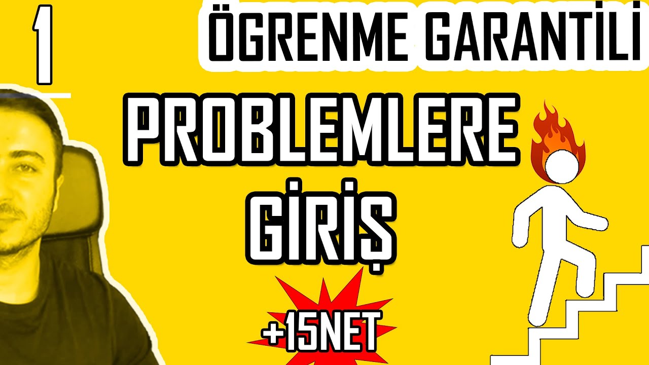 Problemlere Giriş 1 | Sıfırdan Problemler Kampı 1. Video