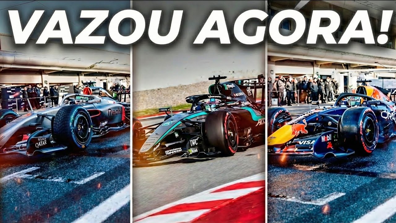 O teste privado de pré-temporada da F1, marcado por CAOS TOTAL após EPISÓDIOS INESPERADOS, VAZARAM!