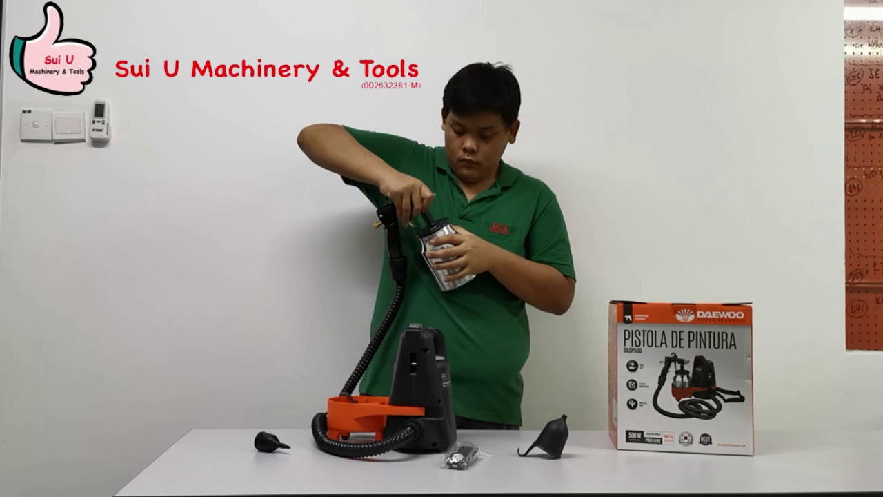 Detailing Deawoo Electric Paint Gun DASP500