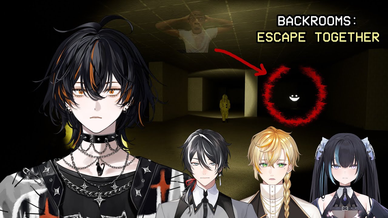 𓃠【連動】今天是來聽其他人尖叫的^^ ft. 銀刻、沐橙、伊洛菈 | Backrooms: Escape Together【昴 ‧ 艾姆  Pleiades】𓃠