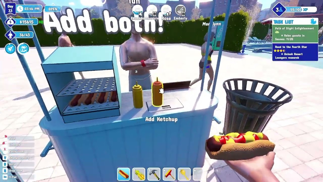 Let's Play Waterpark Simulator Part 34 #waterparksimulator #letsplay #gameplay #gaming