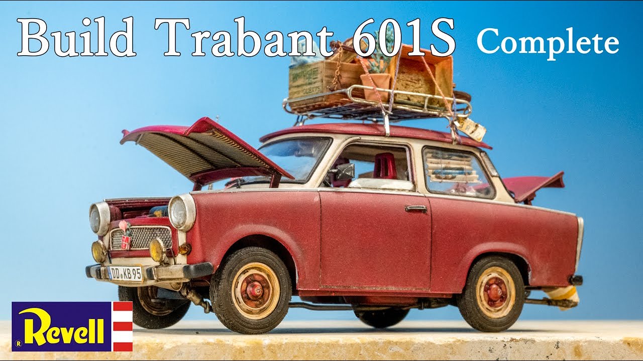 Build The Revell Trabant 601S Complete トラバント601S（車の模型）を作る 完成