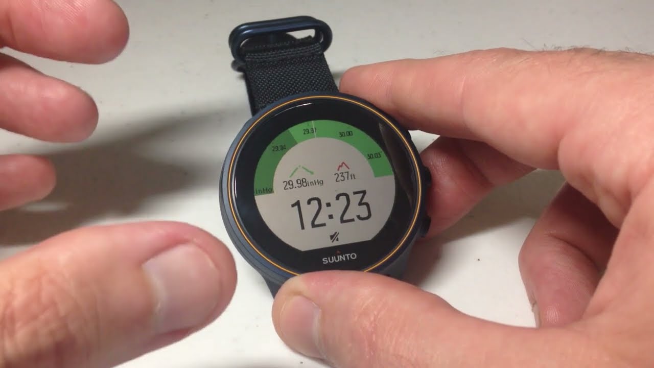 Suunto 9 Baro: View Barometer (Barometric Pressure)