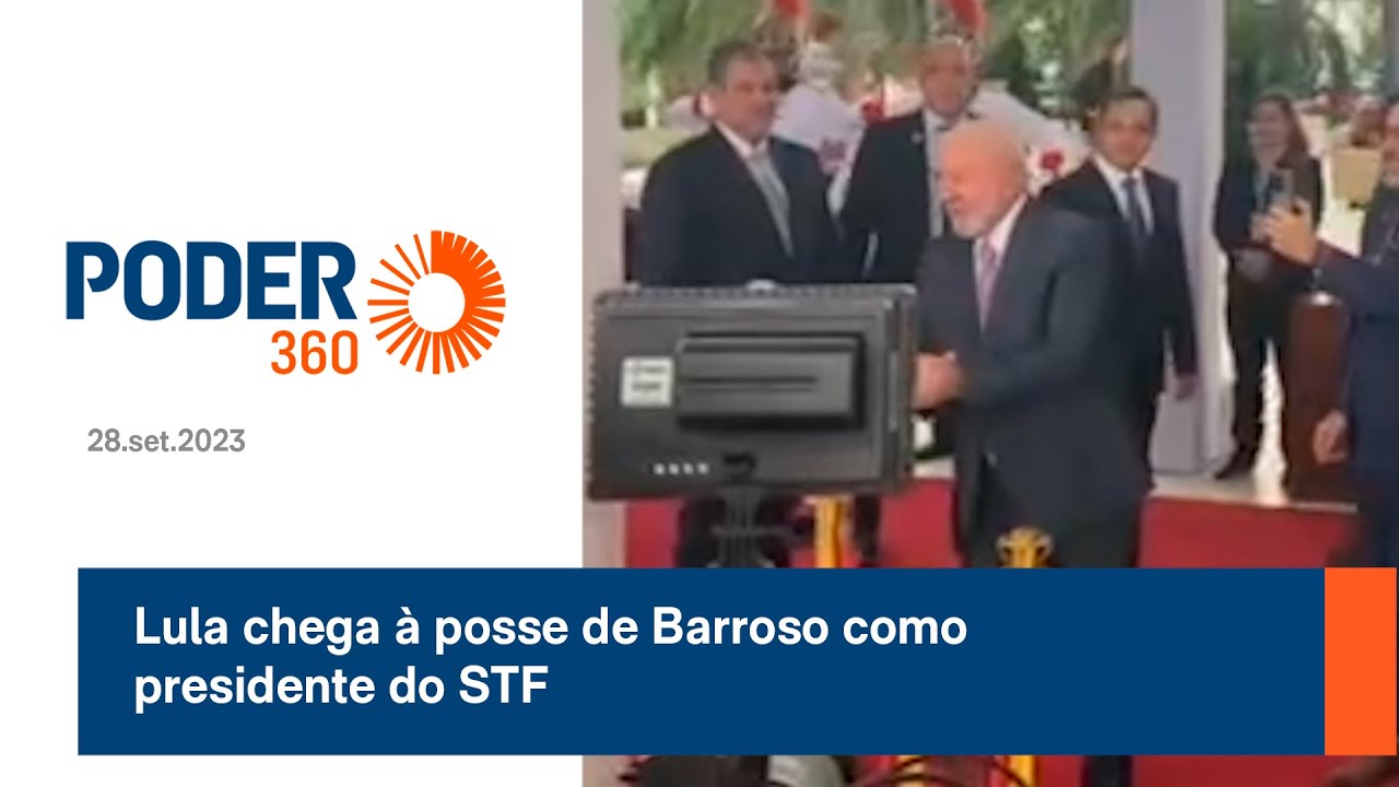 Lula chega &agrave; posse de Barroso como presidente do STF