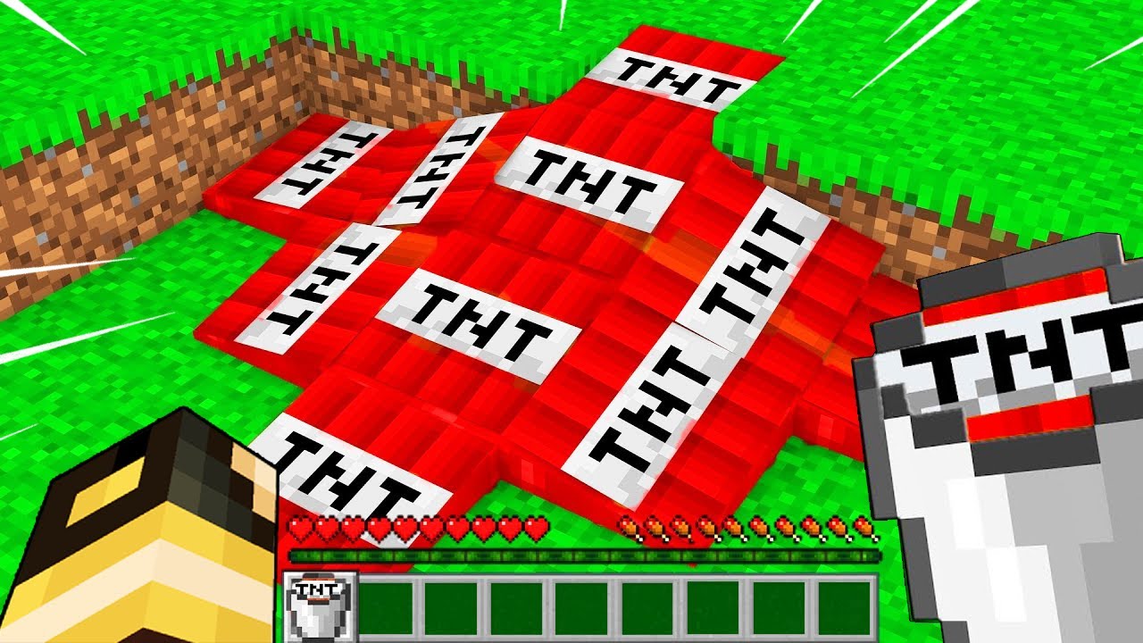 FACCIO PIOVERE TNT LIQUIDA SU *MINECRAFT GRIEF*