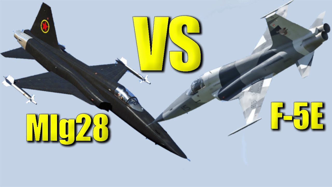 Mig-28 VS F-5E Tiger II #DCS Dogfighting a Random
