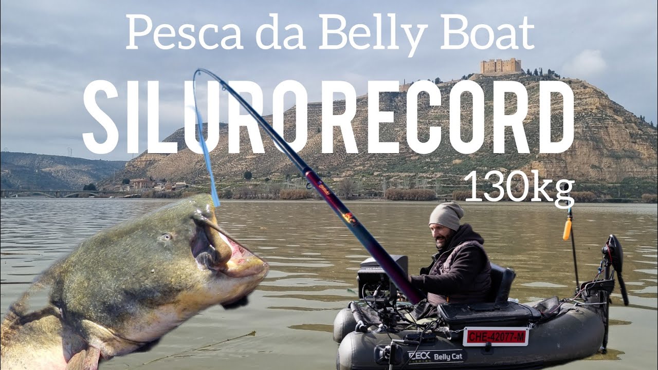 Pesco dal Belly Boat un pesce siluro gigante da 130 kg by Yuri Grisendi