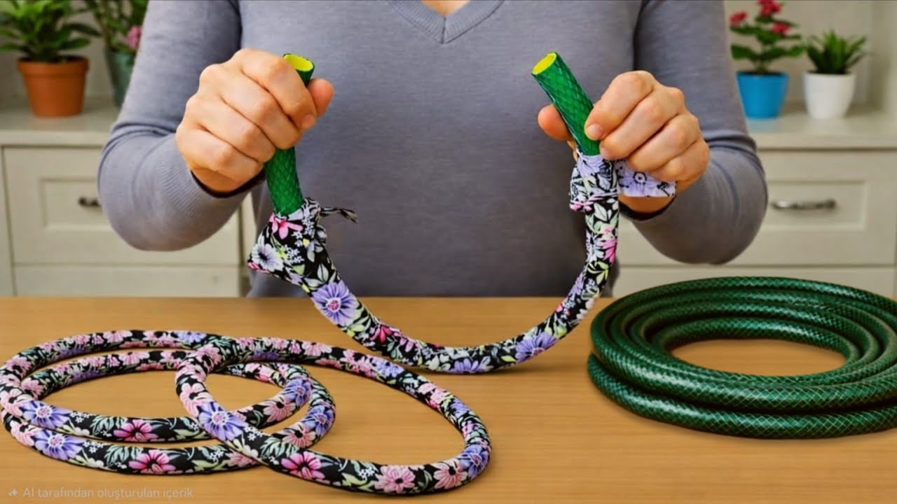 Nobody Will Believe These 2 Amazing Easy DIY Ideas Made with a Garden Hose and Fabric! 😲