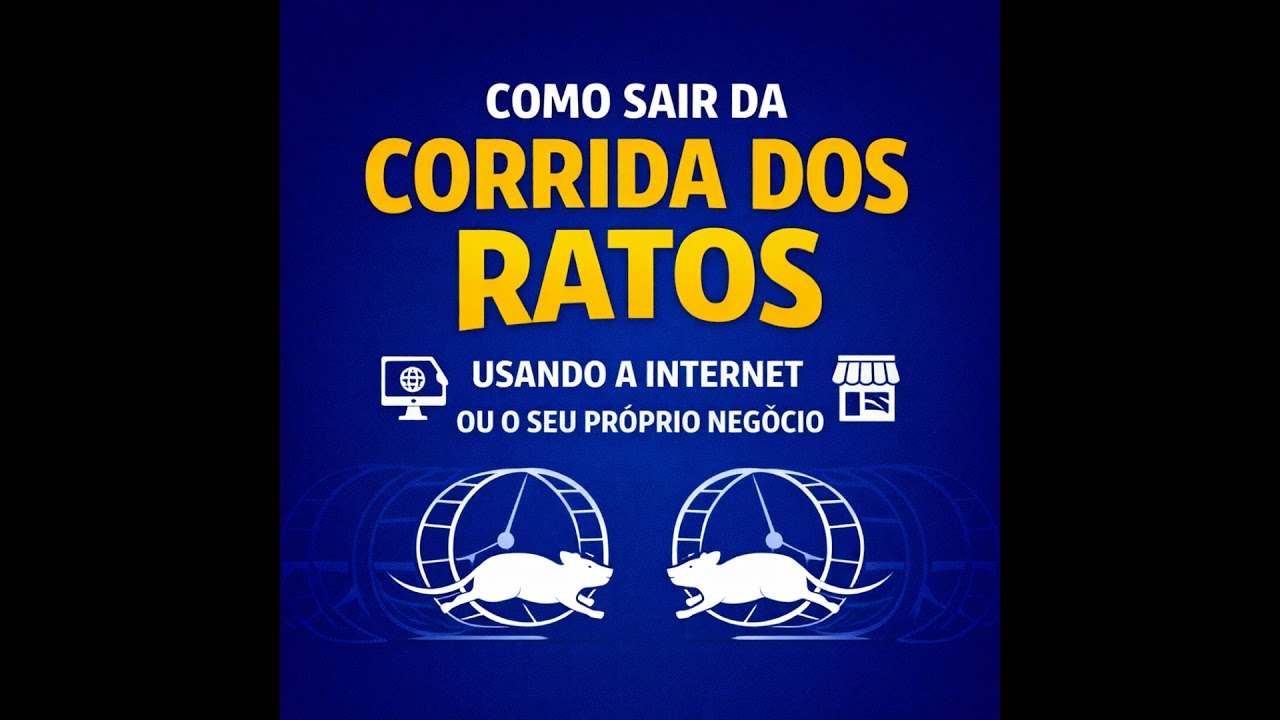 Como sair da corrida dos ratos usando a internet ou o seu próprio negócio