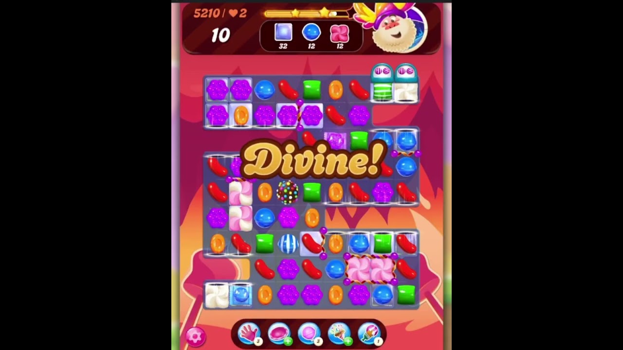 Candy Crush Saga Level 5210 (new version) | No Boosters