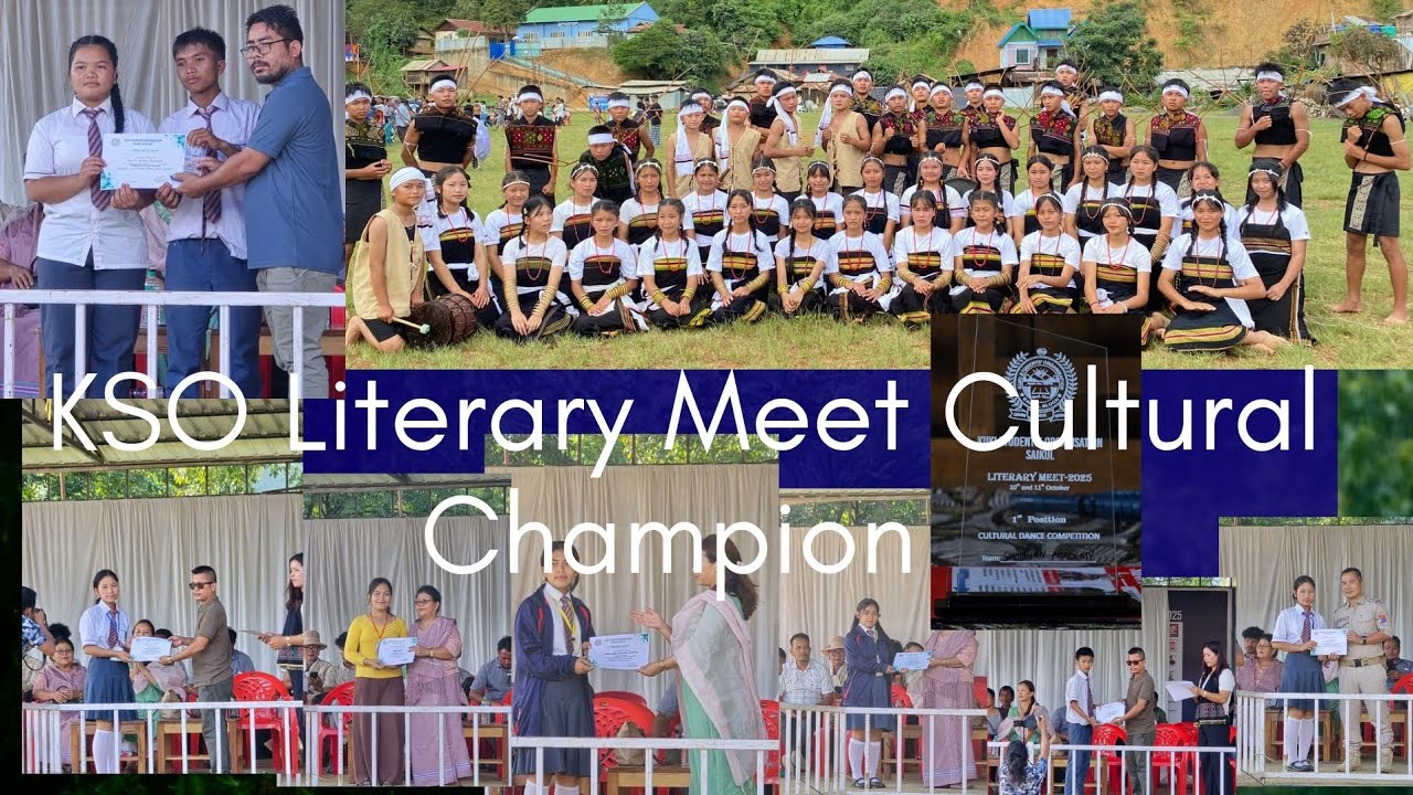 Salu Laam Kuki Cultural dance|| KSO Saikul Literary Meet|| Champion 🏆/ Shom-inn Academy 