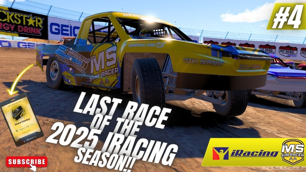 iRacing Trophy Trucks Pro2 Lite Rookie Series. Final Race of the Season. Race Win!!! C-License!!! #4