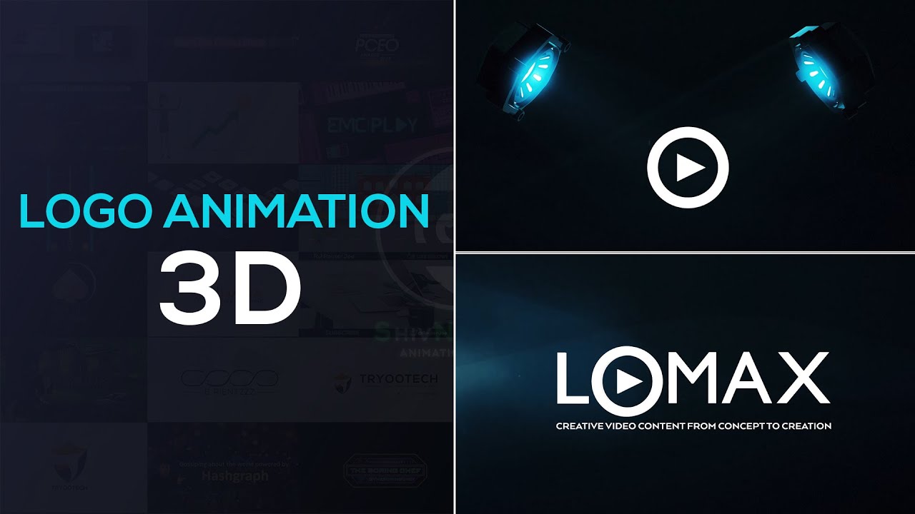 3D Logo Animation - Lomax Logo | ShivNarayan Animation Studio