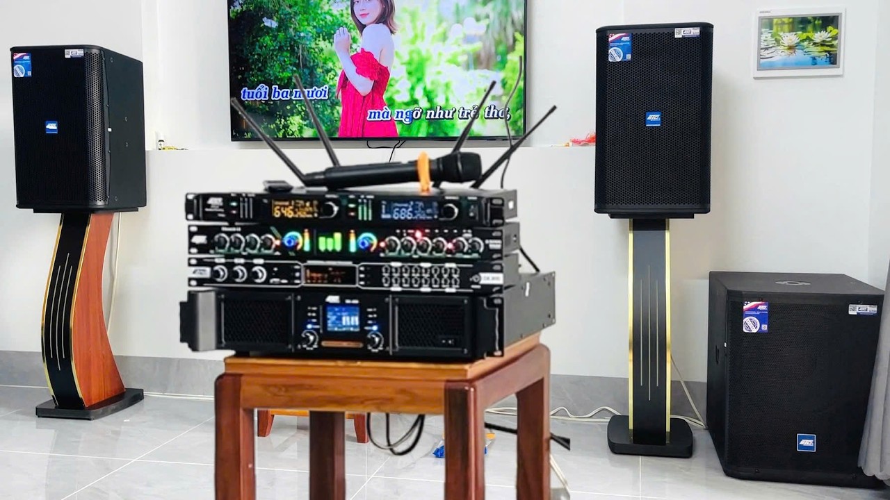 Lắp đặt Dàn Karaoke 26tr Đồng Bộ ETC Chính Hãng ở Ninh Bình cho Gia Đình Cô chú Chi Hát Tết