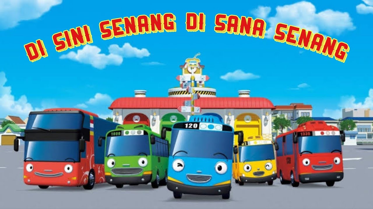 DI SINI SENANG DI SANA SENANG 🎶 LAGU ANAK  VIRAL versi TAYO 🎶 lagu tayo terbaru