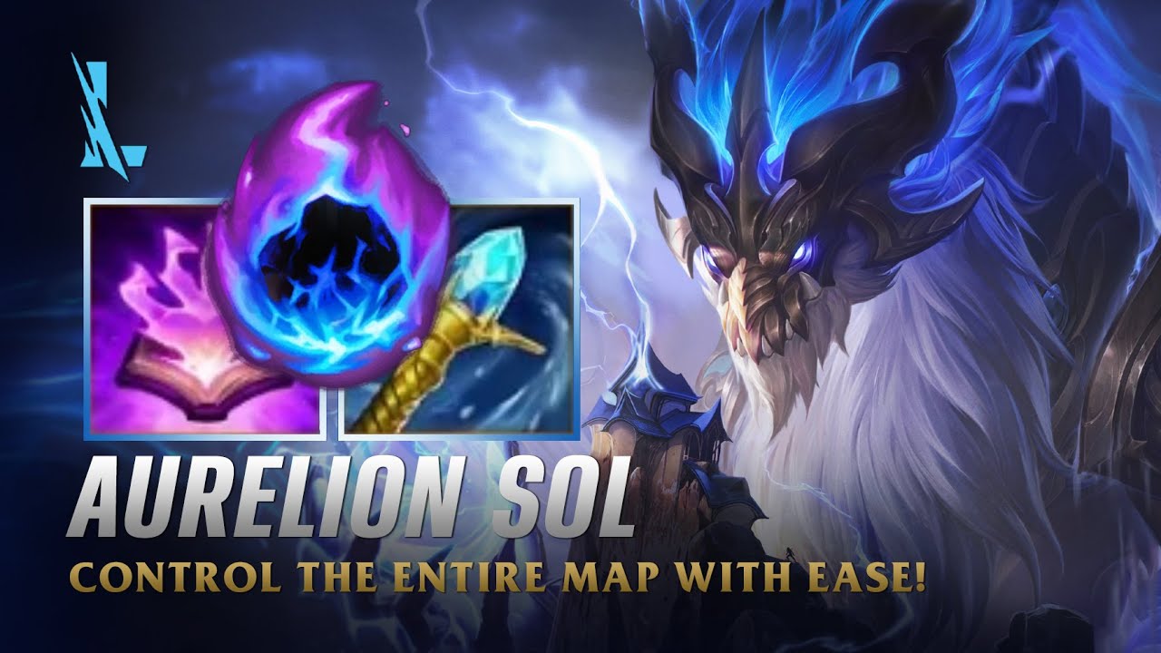Wild Rift AURELION SOL - Storm Dragon Aurelion Sol S14 Ranked Gameplay + Build