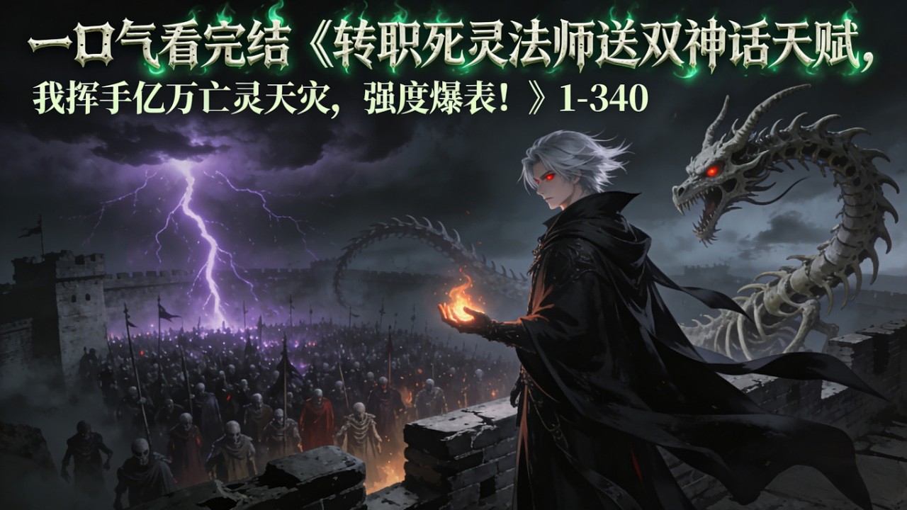 《转职死灵法师送双神话天赋，我挥手亿万亡灵天灾，强度爆表！》1-340 诸天入侵的世界。 陈涛获得死灵法师职业传承，有尸体就能无限制造亡灵生物。至此化为亡灵天灾，挥手间亿万亡灵生物出征，横推诸天万界。