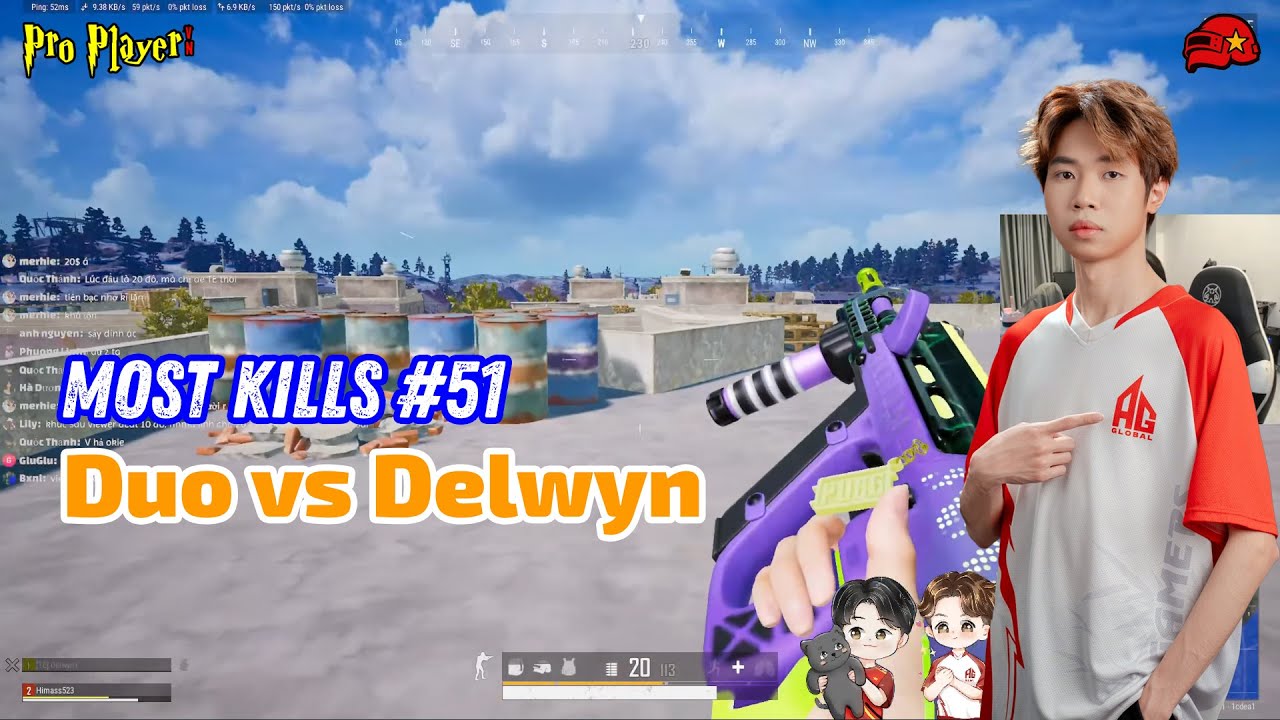 PUBG PC I Most Kills #51 I Himass Duo với Delwyn