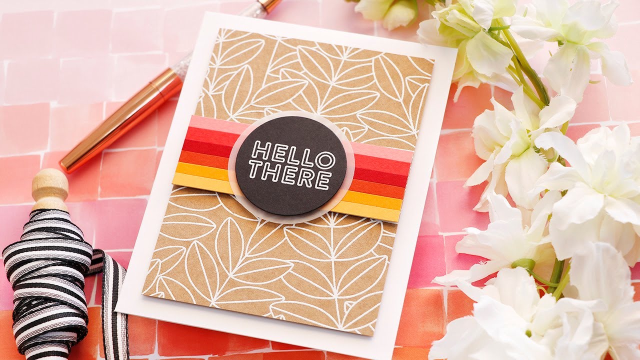 Amore Laurafadora: Outline Leaves Hello