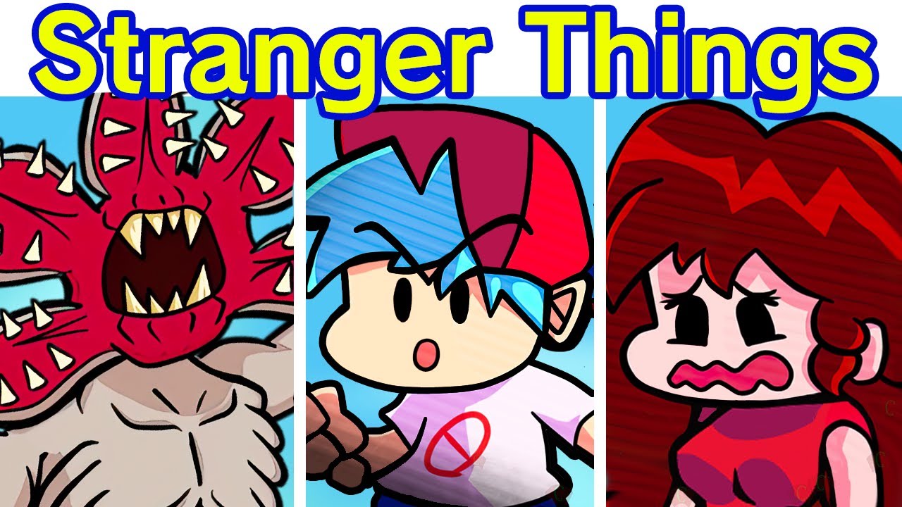 Friday Night Funkin' VS Stranger Things FULL WEEK | Demogorgon, Mind Flayer (FNF Mod/Horror Game)