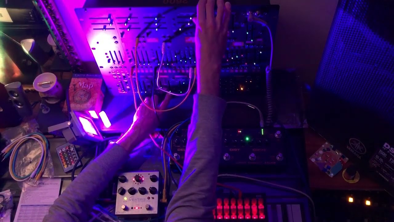 Dark Ambient Exploration 2: Behringer 2600, Nux Cerberus, Source Audio Ventris Dual Reverb, Korg SQ1