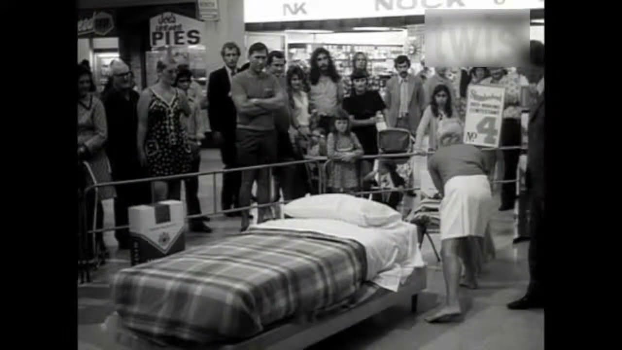 1975 Bed Making Contest Bankstown Square