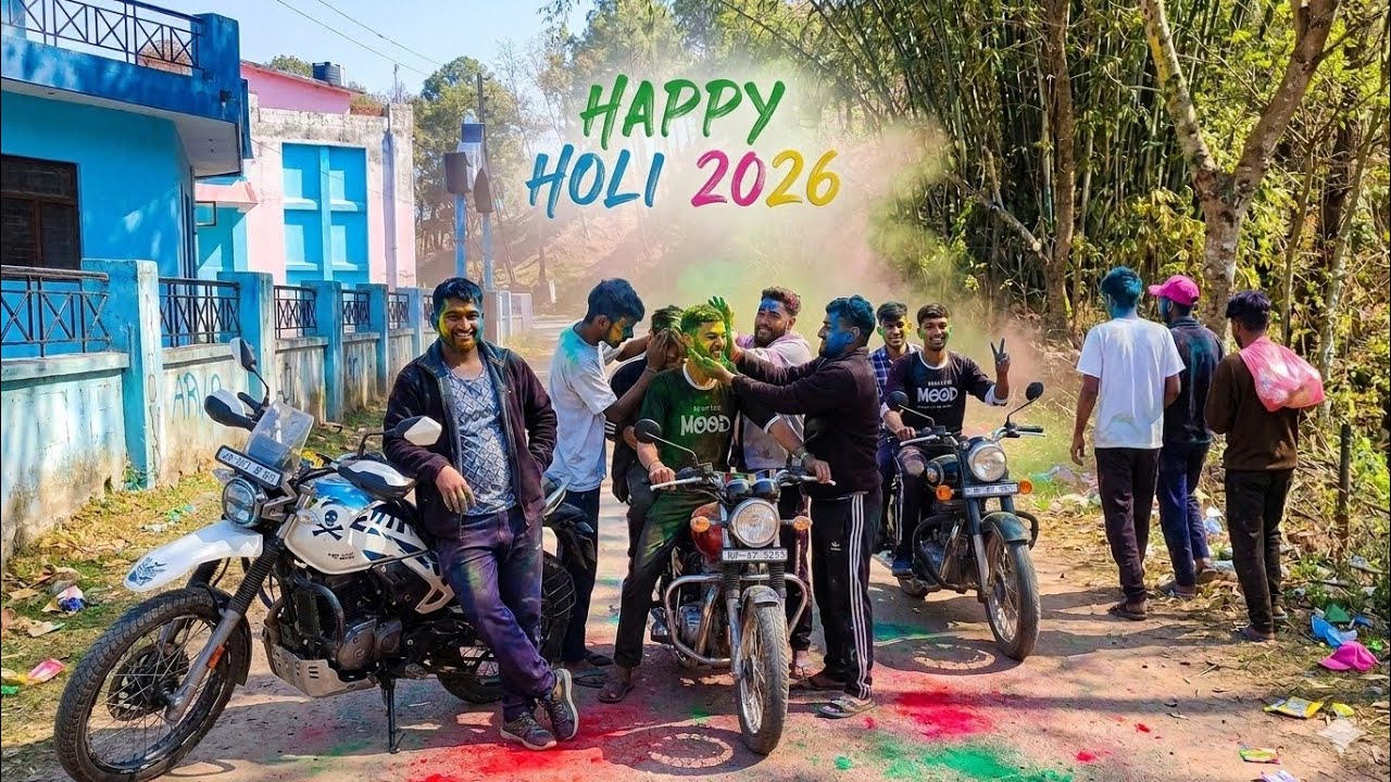 Holi Vlog 2026 | Holi Colour Spray | Holi Video | Doston Ke Sath Holi 