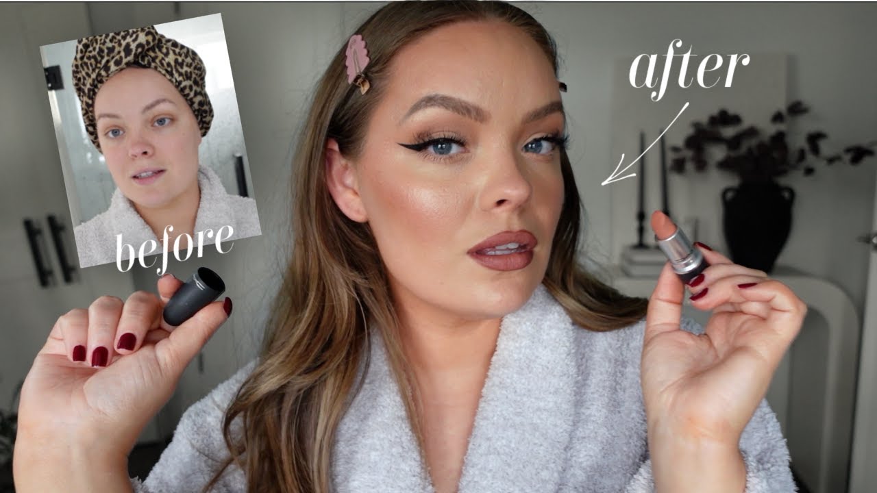FALL GLOW UP TRANSFORMATION 🍂 hair salon, nails, makeup, hair routine, skincare & outfit!