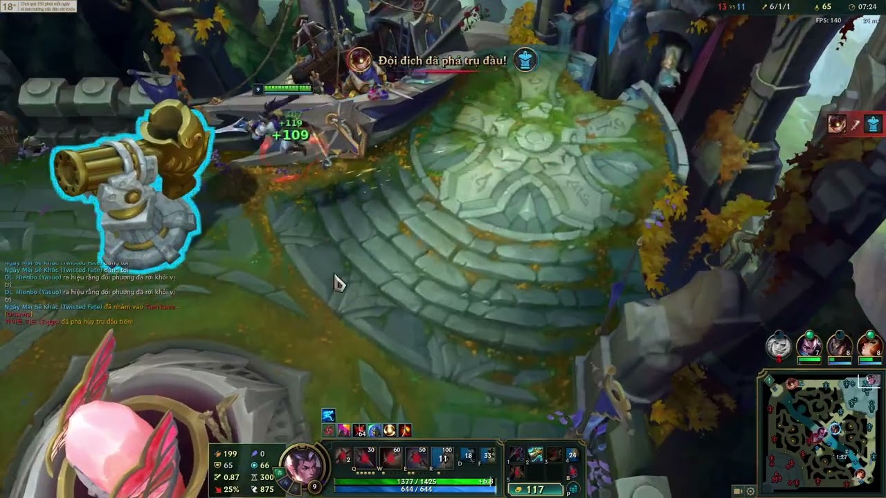 AR URF : Xinzhao mưa kiếm siêu mạnh KDA 18/5/6