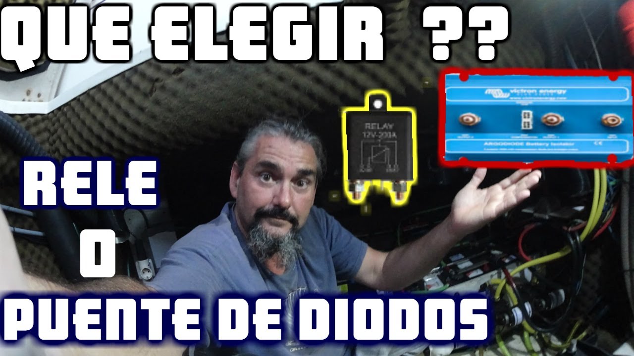 SEPARADOR DE BATERIAS O RELE, PUENTE DE DIODOS